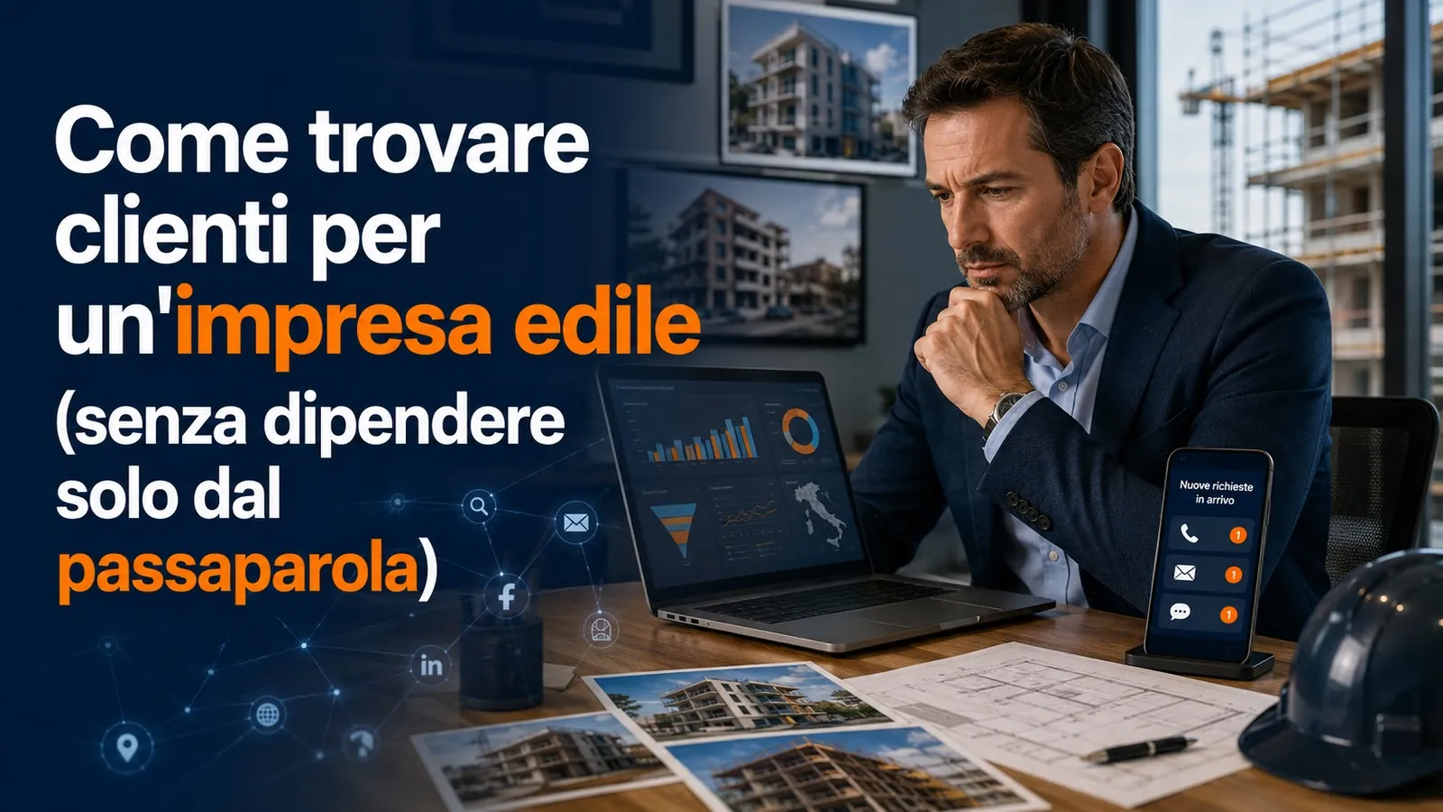 Come trovare clienti per un'impresa edile (senza dipendere solo dal passaparola)