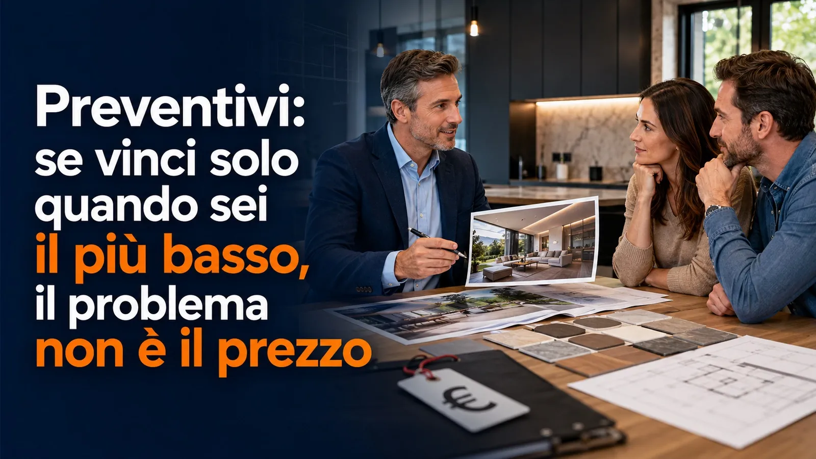 Preventivi: se vinci solo quando sei il più basso, il problema non è il prezzo