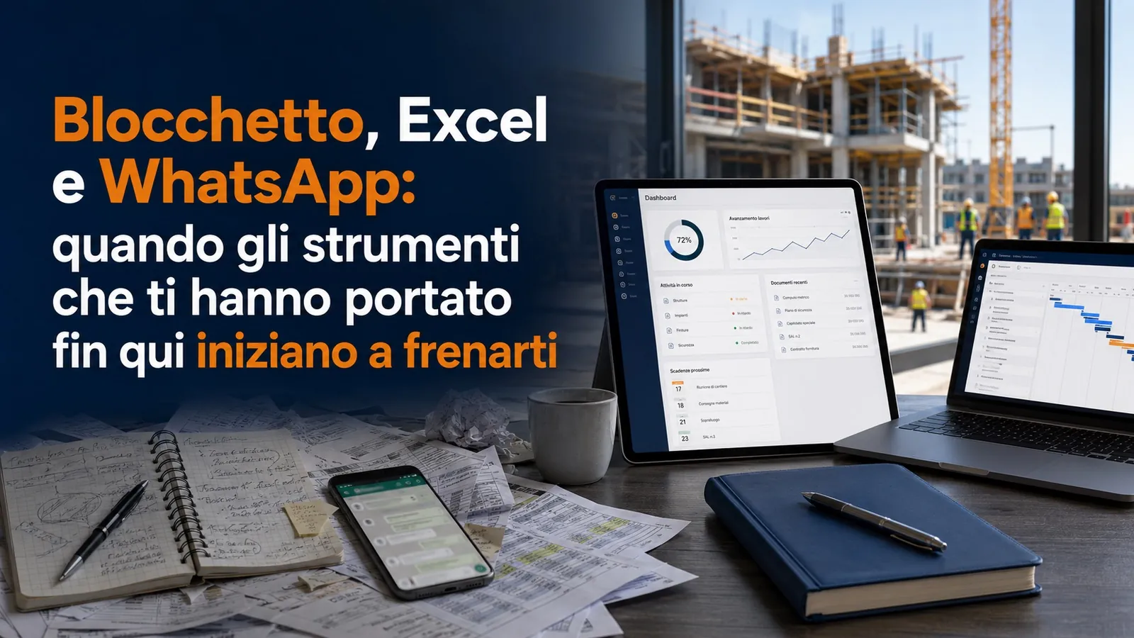 Blocchetto, Excel e WhatsApp: quando gli strumenti che ti hanno portato fin qui iniziano a frenarti